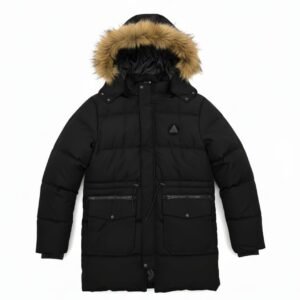 جاكيت رجالى أسود طويل شتوى رجالى