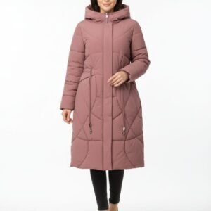 جاكيت حريمى طويل 1 بامب شتوى