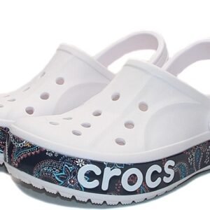 crocs Bayaband print white